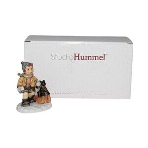 Goebel Hummel "Off We Go" Porcelain Figurine Original Box COA